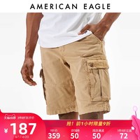 AMERICAN EAGLE AEO工装短裤男宽松休闲潮流个性五分裤American Eagle 0132_6721