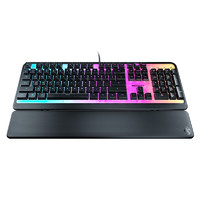 ROCCAT 冰豹 MAGMA 梅格 104键 有线薄膜键盘 黑色 RGB