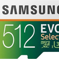 SAMSUNG 三星 EVO Select 512GB microSD存储卡 含税