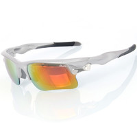 BASTO 邦士度 骑行眼镜BS105 户外运动眼镜 偏光防紫外线 5中镜片套装