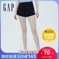Gap女装LOGO法式圈织软卫裤698858夏季2021新款修身宽松运动短裤