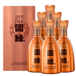 今世缘42度国缘柔雅宴请聚会喜庆白酒500ml6瓶整箱装