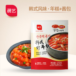 展艺 韩式炒年糕270g 韩国风味速食部队火锅辣炒年糕酱