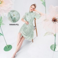 xiangying/香影 复古改良旗袍中国风连衣裙