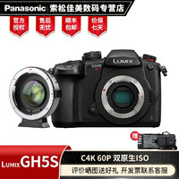 松下（Panasonic）微单相机双原生ISO4K照相机专业高端直播摄像摄影DC-GH5SGK单机身 GH5S+【唯卓M2转接环】
