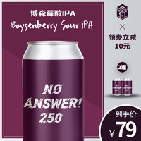 梦想酿造no answer！250博森莓酸IPA国产精酿啤酒330ml*2