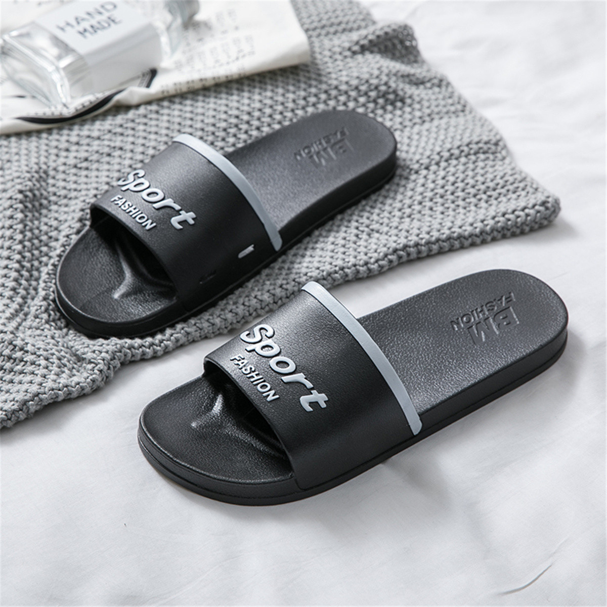 拖鞋女夏外穿学生韩版潮流沙滩凉拖鞋男卡通居家室内防滑浴室拖鞋