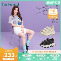 hotwind 熱風 2021年夏季新款女士時尚涼鞋休閑鞋H65W1209