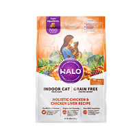 30日0点：HALO 自然光环 健美体态系列 鸡肉室内成猫猫粮 4.54kg