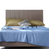怡莉秀 水洗斜紋空調被可裸睡簡約純色夏季床上用品 天藍 150x200cm