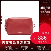 Mansur Gavriel 多色羊皮LOGO烫金双拉链相机包单肩包女包