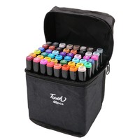 Touchjet Touch raven双头马克笔套装touch正品学生用48色美术生专用水彩笔60/80/262/48色动漫全套1000色马克笔绘画笔