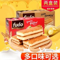 fudo 福多 进口福多蛋糕面包饼干早代餐糕点茶点小吃整箱24包