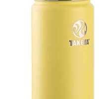Takeya 不锈钢保温水瓶 带水壶盖 18蛊司 淡黄色