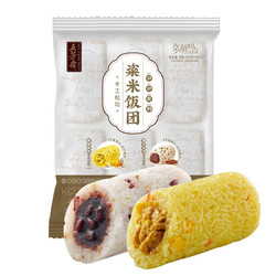 咖喱鸡肉蜜豆豆沙饭团150g*6只 方便菜 速冻点心 速食早餐 糯米饭团