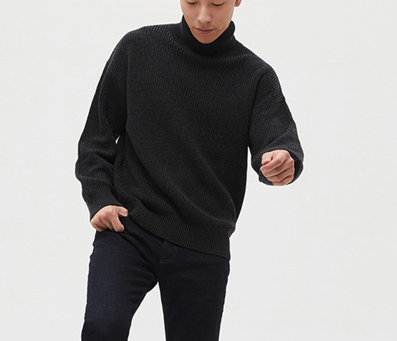 Gap 盖璞 652585PINE GREEN  男士毛衣