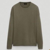 Massimo Dutti 00944402523 男装圆领休闲针织衫