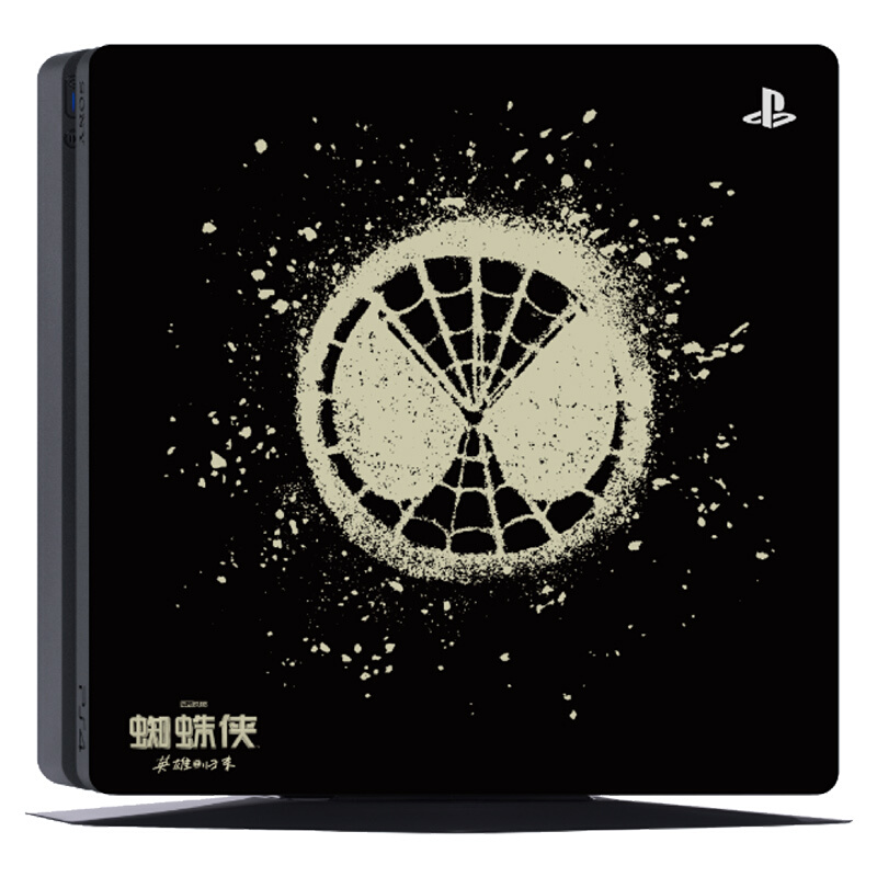 SONY 索尼 Slim PS4 蜘蛛侠 主机顶盖 黑色