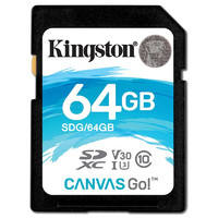 Kingston 金士顿 SDR SD存储卡 64GB（USH-II、V30、U3）