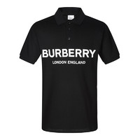 BURBERRY 博柏利 男士短袖POLO衫 80094971 黑色 M
