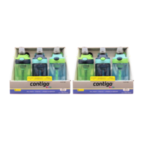 contigo 康迪克 兒童防漏吸管杯 414ml*3個裝*2件