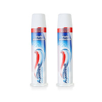 Aquafresh 艾科弗 水晶莹 真空按压直立式三色立体牙膏 100毫升 懒人牙膏