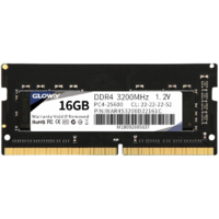 GLOWAY 光威 戰將系列 DDR4 3200MHz 筆記本內存 普條 黑色 16GB