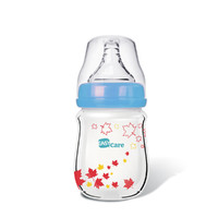 EASYCare 伊斯卡尔 新生儿玻璃奶瓶宽口径防呛宝宝断奶奶瓶婴儿用品150/240ml