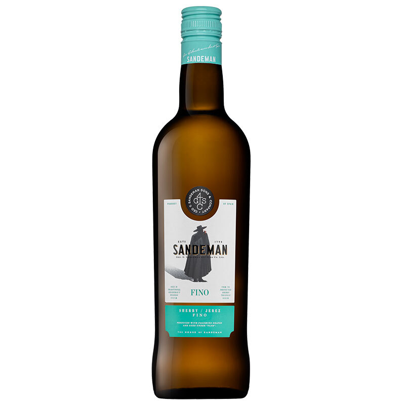 SANDEMAN 山地文 雪利酒 西班牙加强型利口葡萄酒 微醺晚安酒 女士甜酒 SANDEMAN Sherry 菲诺雪莉酒 fino 750ml