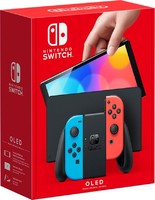 移动专享、移动端：Nintendo 任天堂 日版 Switch OLED 游戏主机 红蓝色 日版