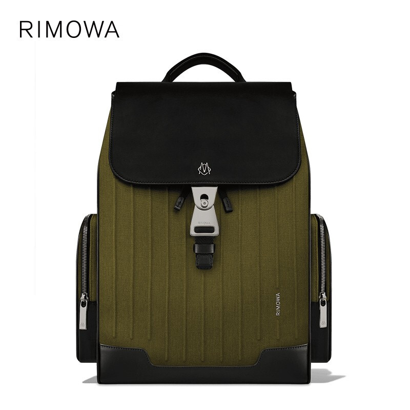 RIMOWA/日默瓦 Never Still Backpack大容量通勤双肩包背包大号旅行包 仙人掌绿
