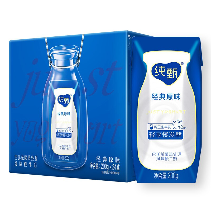 纯甄 常温风味酸牛奶  200g*24盒
