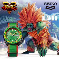 SEIKO 精工 ×街霸5 合作限定款 SRPF19K1 中性款机械腕表