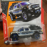 MATCHBOX 火柴盒惯性合金车悍马装甲皮卡车模型男孩玩具 钻蓝色 福特