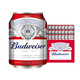 Budweiser 百威 拉格啤酒 经典 255ml*12听 整箱装