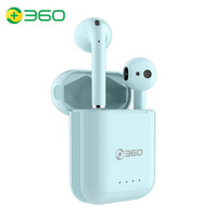360 TWS20PopBuds 真无线蓝牙耳机音乐 长续航防水双耳触控支持华为苹果小米 蓝色