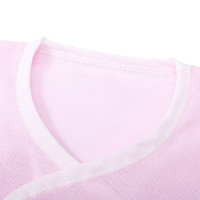 全棉時代 禮盒裝長款紗布嬰兒服59/44粉色+白色 2件/盒