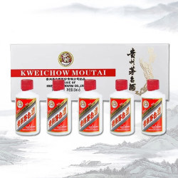 moutai 茅台 贵州茅台酒 53度 飞天茅台 条茅系列 50ml*5
