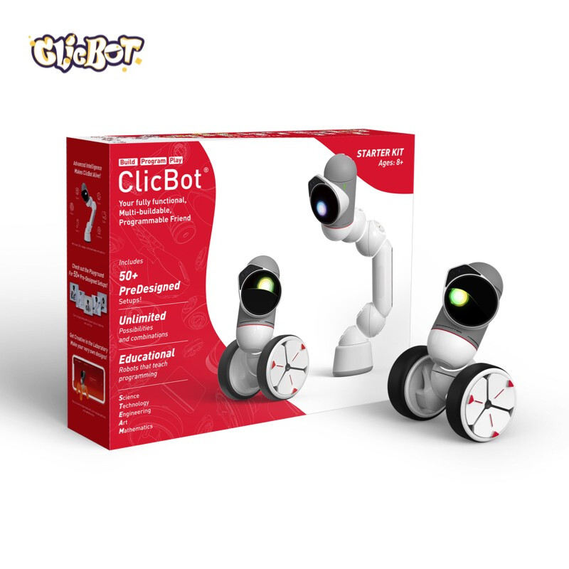 ClicBot 可立宝 智能机器人编程机器人玩具模块化拼接成人儿童高科技礼物 入门套装