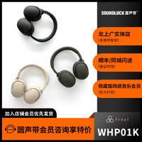 Final AG WHP01K蓝牙耳机无线高音质头戴式主动降噪柔软耳垫耳机