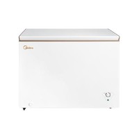 Midea 美的 301L大容量冰柜家用商用兩用冷柜臥式冷凍柜冷藏一級減霜冰箱