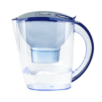 LANDUN 藍盾 堿性凈水壺家用濾水壺 自來水過濾器凈水器 長效濾芯 大容量 青花藍 3.5L（一壺一芯）