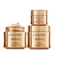 cdf会员购：LANCOME 兰蔻 菁纯臻颜系列护肤套装（菁纯面霜滋润版60ml+菁纯面霜轻盈版60ml+菁纯眼霜20ml）