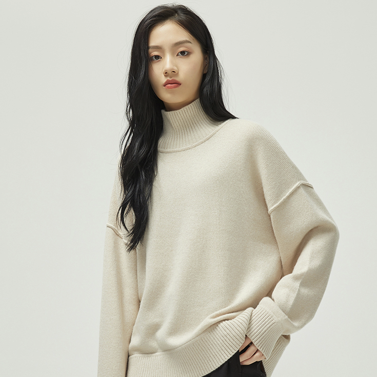 ME&CITY 529636 女士羊毛混纺毛衣