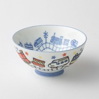日本NITORI宜得利家居进口陶瓷碗饭碗家用创意卡通碗儿童碗美浓烧