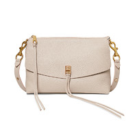 REBECCA MINKOFF 瑞贝卡·明可弗 Rebecca Minkoff 瑞贝卡·明可弗 品牌直供 REBECCA MINKOFF 瑞贝卡·明可弗 时尚百搭牛皮黑色流苏单肩包HH20TDDD54