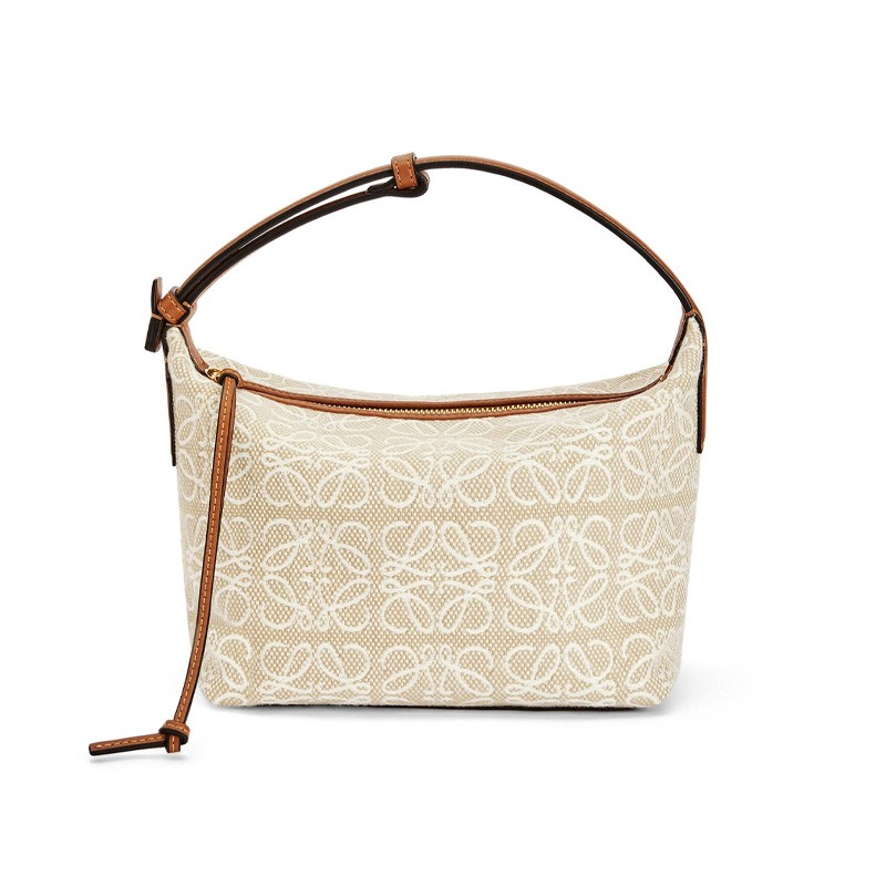 LOEWE 罗意威 Cubi Anagram 小号提花手提包