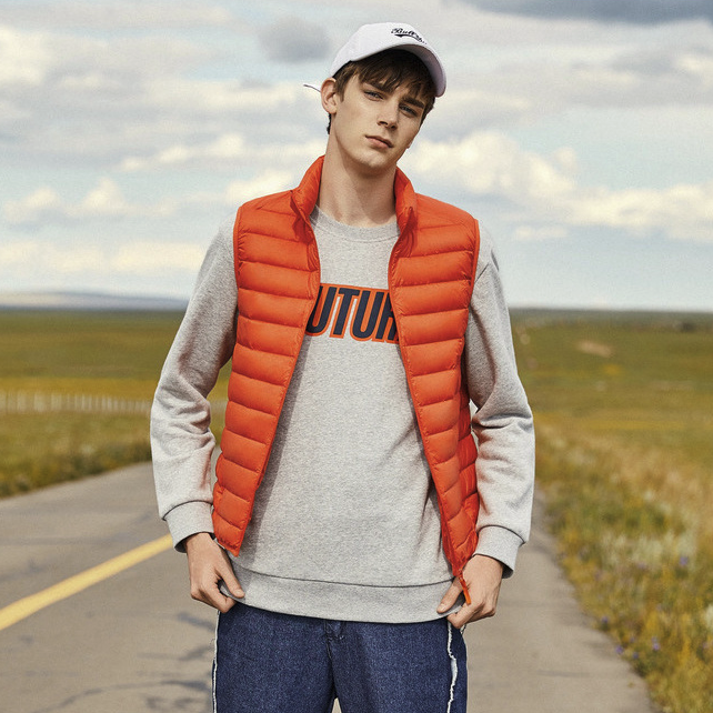 Semir 森马 #19008031303 男士羽绒马甲