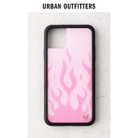 urban outfitters UO粉色火焰时尚iPhone手机壳Wildflower苹果手机保护套防摔壳女
