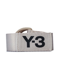 Y-3 【品牌钜惠】Y-3 男士银色环扣Logo 腰带